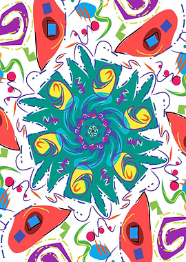 colorful abstract motifs