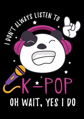 KPOP Fan Panda