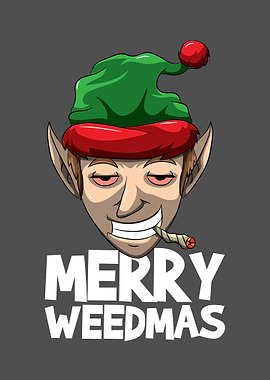 Merry Weedmas Stoned Chr