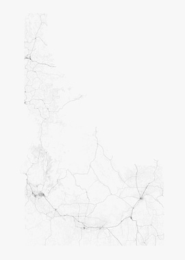 Roads of Idaho Map