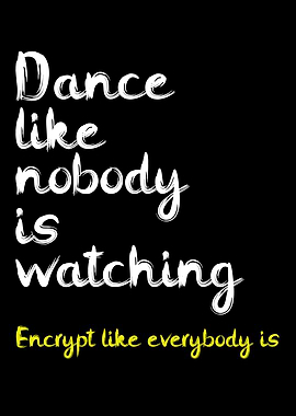 Dance Like Nobodys watch