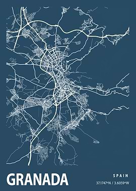 Granada Blueprint Street