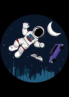 Weightless Astronaut