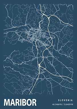 Maribor Blueprint Street M