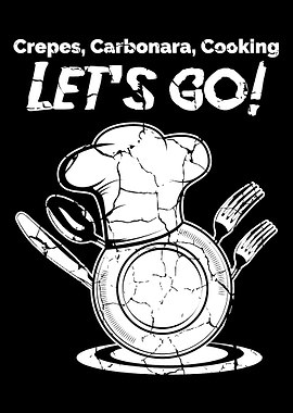 Creps Carbonara Cooking