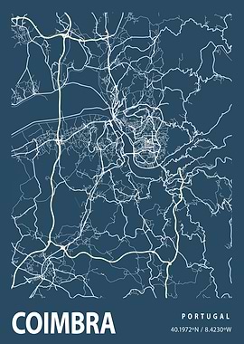 Coimbra Blueprint Street