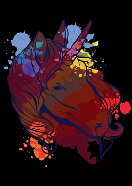 colorful unicorn