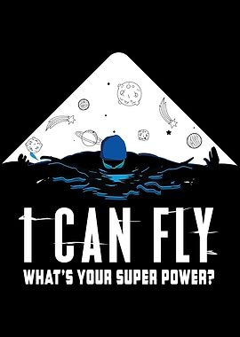 Super Power Swimmer Funny