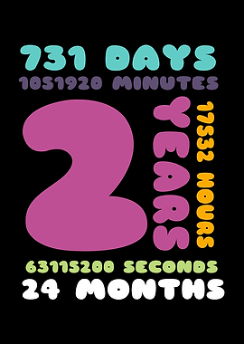 2 Years Birthday Gift