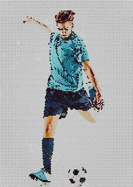 Football soccer player