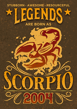 Born As Scorpio 2004 Gift