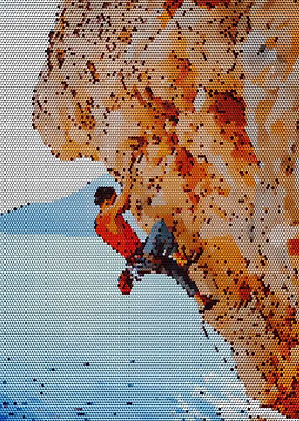 Climbing sport artwork