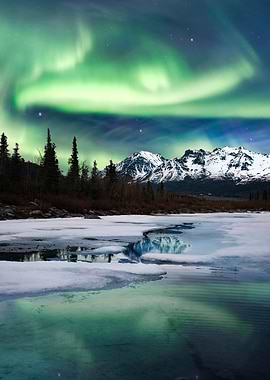 North Lights Reflection