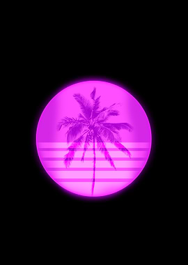 RetroWave Palm Tree