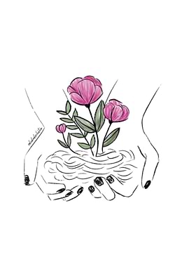 Floral hand
