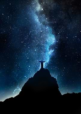 Cosmic Corcovado Jesus