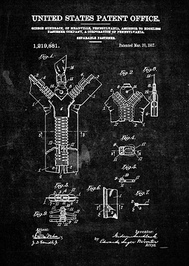 Zipper Patent Patent Pr