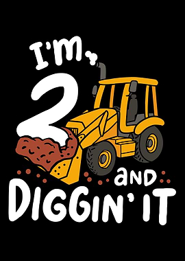 2nd Birthday Excavator