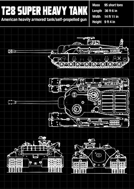 T28 SUPER HEAVY TANK