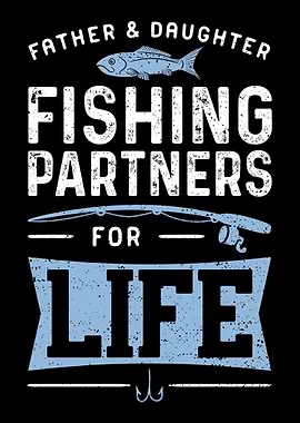 Father And Daughter Fishin