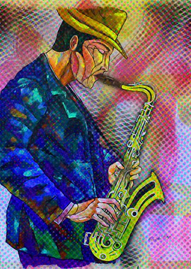 Street Jazz Musician