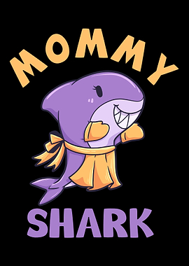 Mommy Shark woman Mother M