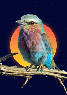 bird in 90s style