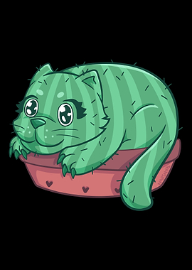 Catcus cat kitten Cactus S