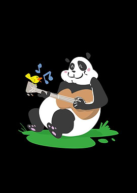 Panda Lover Guitarist