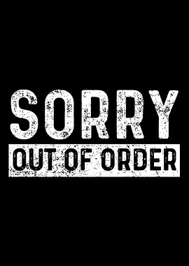 Sorry Out Of Order Auer B
