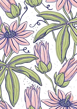 beautiful flower art