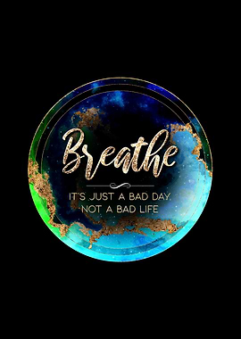 Breathe Gold Motivational
