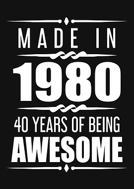 Birthday Present 40 Year O