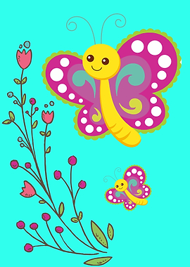 beautiful flower art