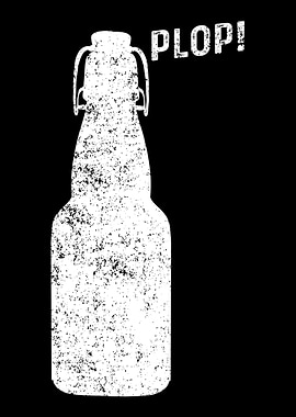 Plop Bierflasche Flaschenv
