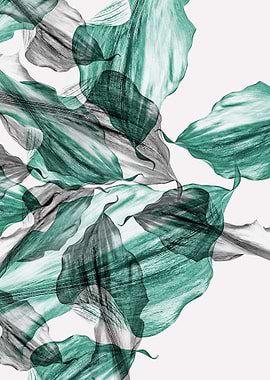 Green and Grey Leaf Image