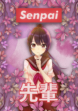 Anime Senpai Manga Girl