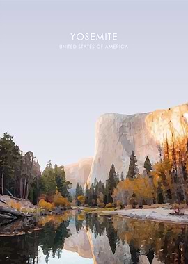 Yosemite Travel Poster