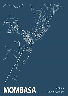 Mombasa Blueprint Street