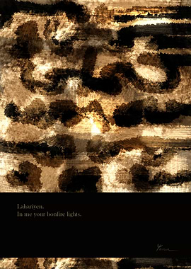 In me your bonfire
