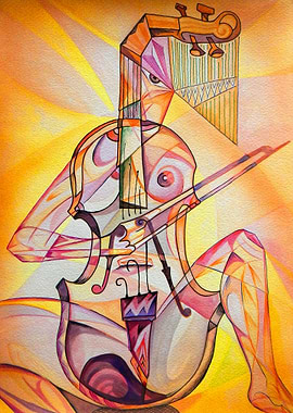 Woman cello