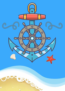 Ship Anchor Sea Beach