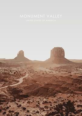 Monument Valley Poster