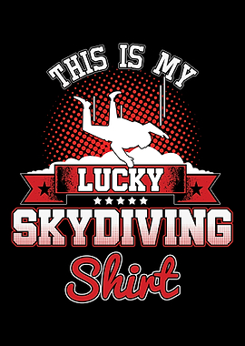 Skydiver In The Clouds