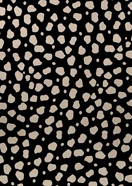 Cheetah Animal Tan Black 1