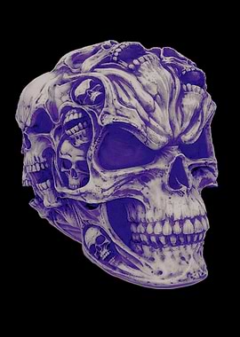 Skull Blue