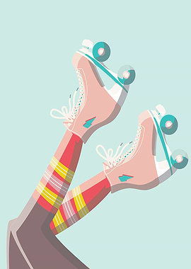 Vintage roller scakes 80s