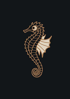 Magical seahorse