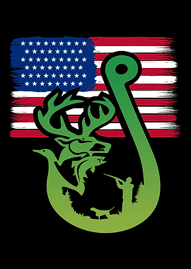 Gift For Patriotic Deer Hu