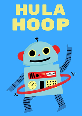 Funny Roboter Hula Hoop